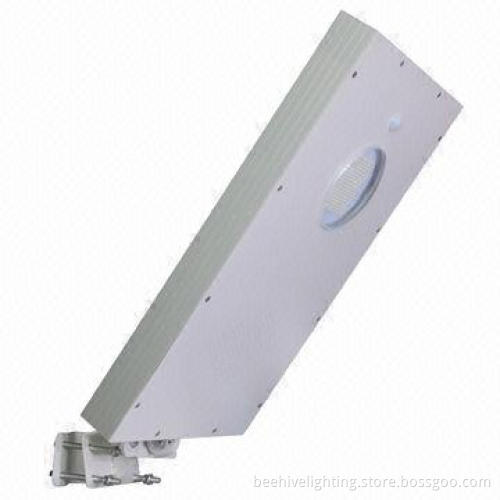 12W integrated all-in-one solar street lamps, -30 to 70°C working temperature, easy to install